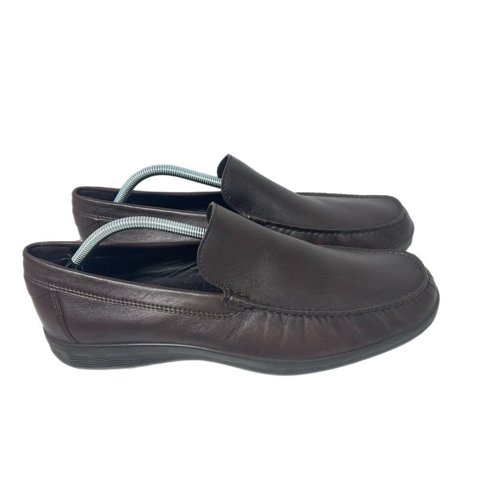 ECCO S Lite Moc Classic Leather Loafer Men’s US 12-12.5 Cocoa Brown